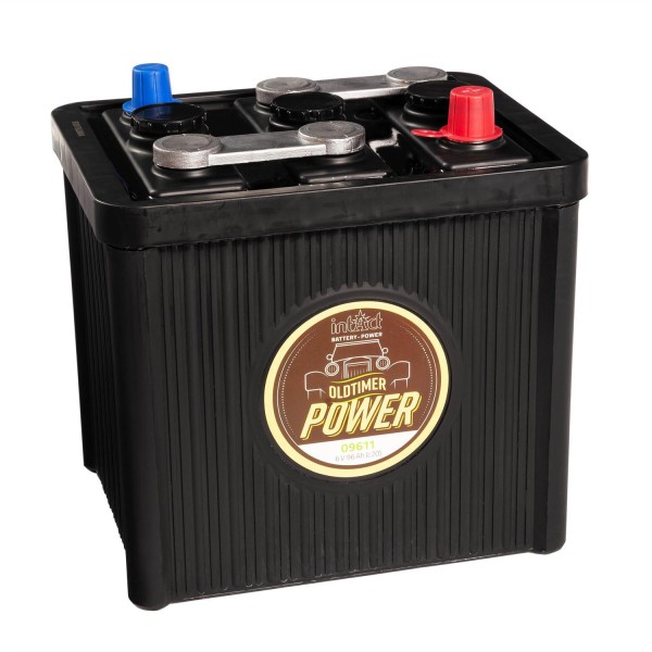 intAct Oldtimer-Power 09611 Autobatterie 6V 96Ah trocken