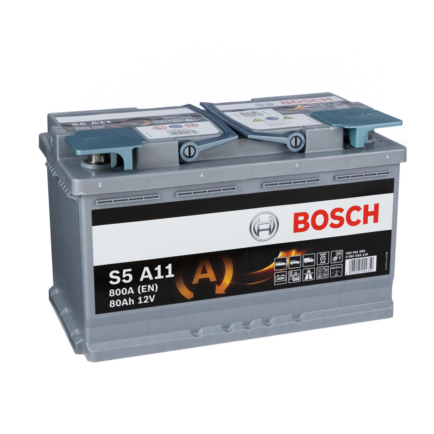 Bosch S5 12V 80Ah A11 AGM Autobatterie