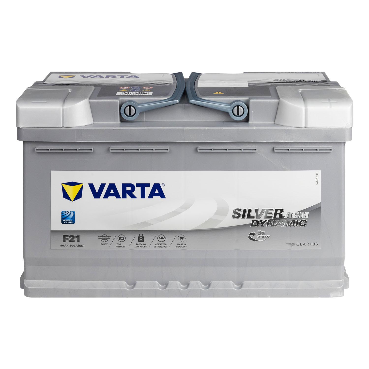 Varta F21 Silver Dynamic AGM Start-Stop-Batterie