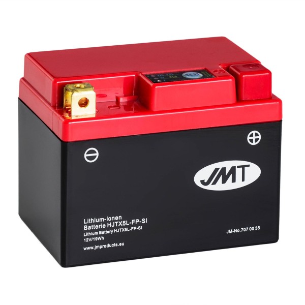 JMT Lithium-Ionen-Motorrad-Batterie HJTX5L-FP 12V
