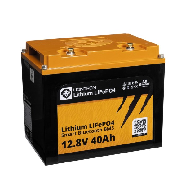 Liontron 40Ah 12V LiFePO4 Lithium Batterie Wohnmobil BMS mit App (USt-befreit nach §12 Abs.3 Nr. 1 S.1 UStG)