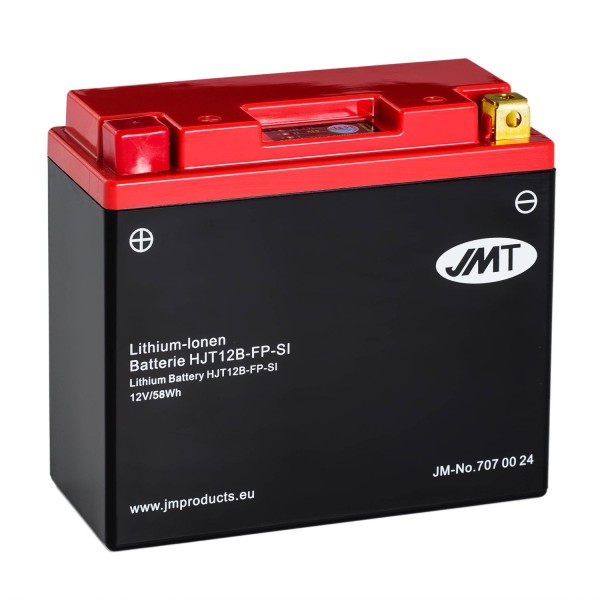 JMT Lithium-Ionen-Motorrad-Batterie HJT12B-FP 12V