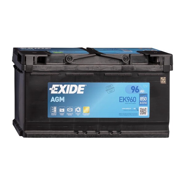 Exide EK960 AGM Autobatterie 12V 96Ah