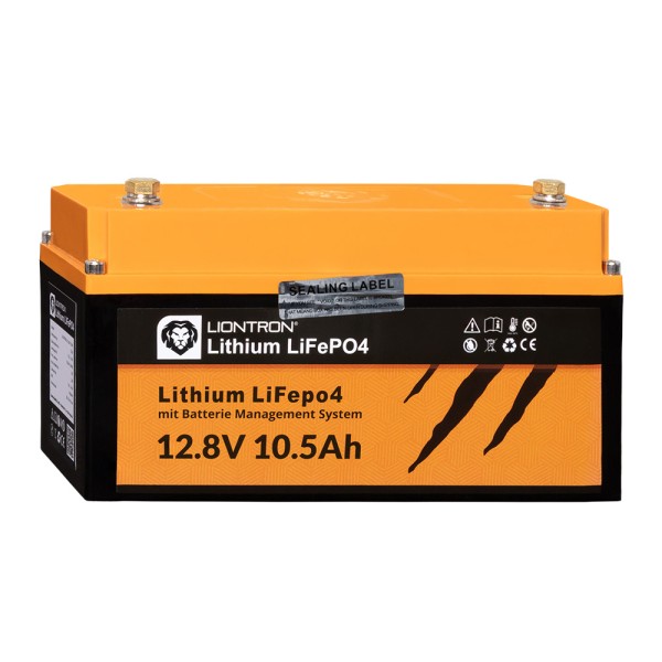 Liontron 10,5Ah 12V LiFePO4 Lithium Batterie Wohnmobil Speicherbatterie