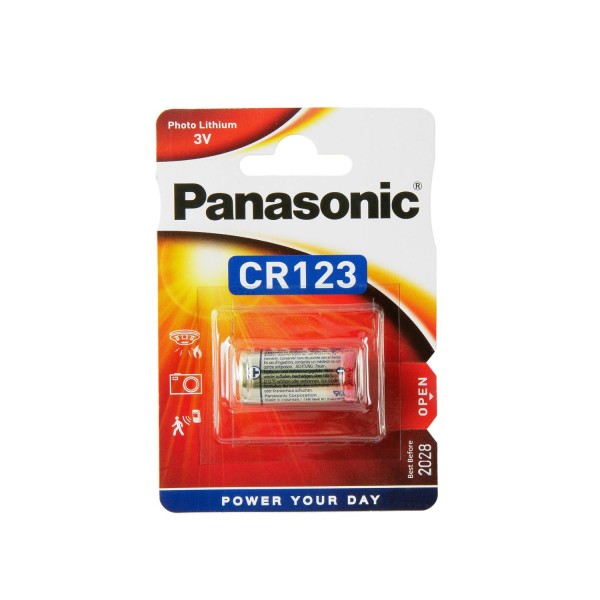 Panasonic Lithium Batterie CR123A 3V