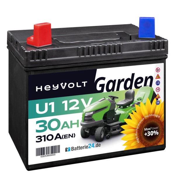 HeyVolt Garden U1 Rasentraktorbatterie 30Ah 310A