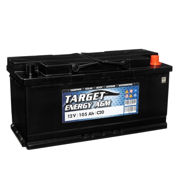 Target Energy AGM Batterie 12V 105Ah
